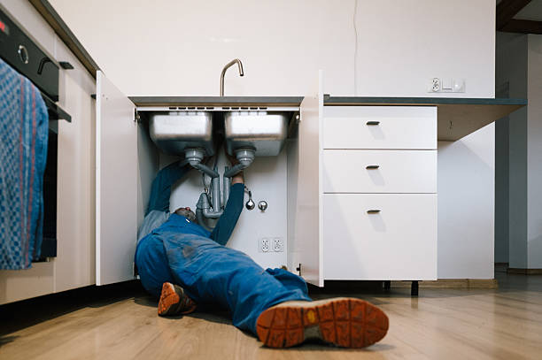 Professional Drain Cleaning technician working in Brentwood, MO